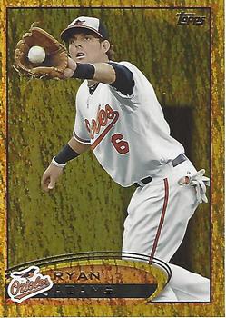 2012 Topps - Gold Sparkle #520 Ryan Adams Front