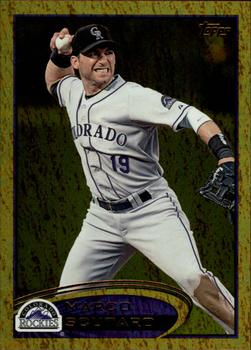 2012 Topps - Gold Sparkle #593 Marco Scutaro Front