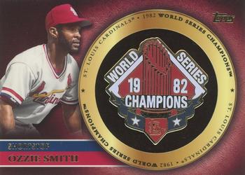 2012 Topps - Gold World Series Champion Commemorative Pins #GWSP-OS Ozzie Smith Front