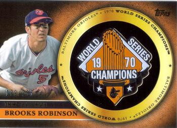 2012 Topps - Gold World Series Champion Commemorative Pins #GCP-BRO Brooks Robinson Front
