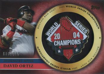 2012 Topps - Gold World Series Champion Commemorative Pins #GCP-DO David Ortiz Front