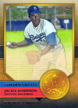 2012 Topps - Golden Greats #GG-62 Jackie Robinson Front