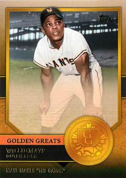 2012 Topps - Golden Greats #GG-11 Willie Mays Front
