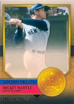 2012 Topps - Golden Greats #GG-33 Mickey Mantle Front