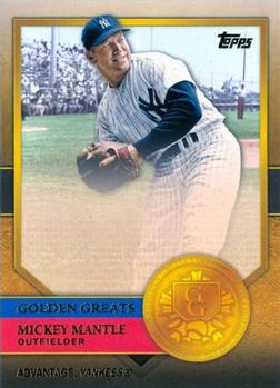 2012 Topps - Golden Greats #GG-34 Mickey Mantle Front
