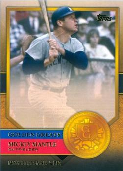 2012 Topps - Golden Greats #GG-35 Mickey Mantle Front