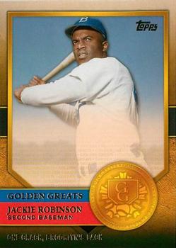 2012 Topps - Golden Greats #GG-65 Jackie Robinson Front