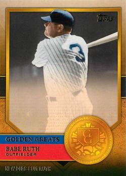 2012 Topps - Golden Greats #GG-73 Babe Ruth Front