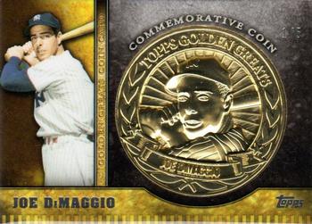 2012 Topps - Golden Greats Coins #GGC-JD Joe DiMaggio Front