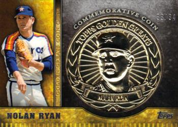 2012 Topps - Golden Greats Coins #GGC-NR Nolan Ryan Front