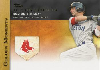 2012 Topps - Golden Moments (Series 1) #GM-46 Dustin Pedroia Front