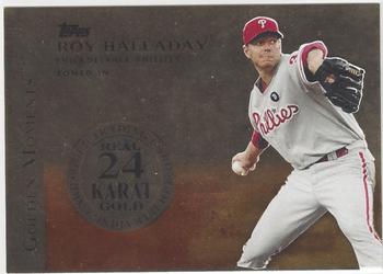 2012 Topps - Golden Moments 24K Gold #GMG-RHA Roy Halladay Front