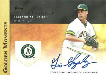 2012 Topps - Golden Moments Autographs #GMA-GG2 Gio Gonzalez Front