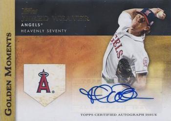 2012 Topps - Golden Moments Autographs #GMA-JW Jered Weaver Front