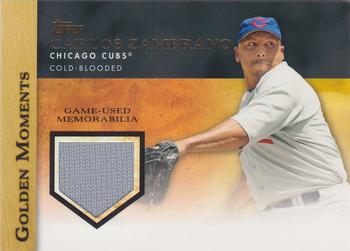 2012 Topps - Golden Moments Relics #GMR-CZ Carlos Zambrano Front