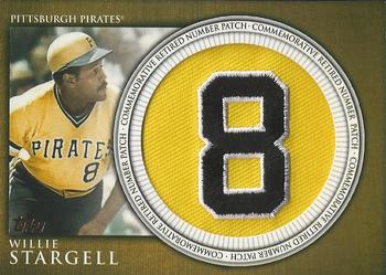 2012 Topps - Retired Number Patches #RN-WS Willie Stargell Front