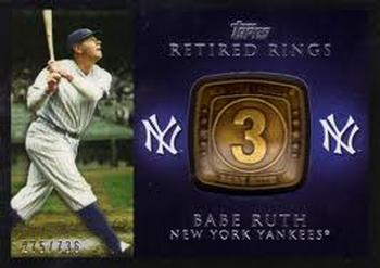 2012 Topps - Retired Rings #RR-BR Babe Ruth Front
