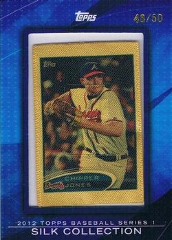 2012 Topps - Silk Collection #NNO Chipper Jones Front