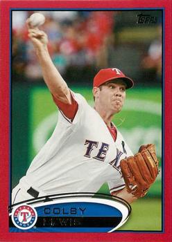 2012 Topps - Red #18 Colby Lewis Front
