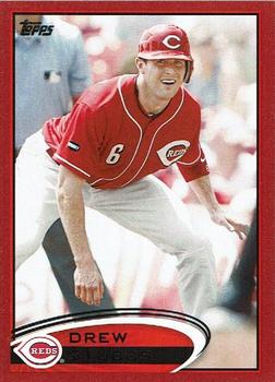 2012 Topps - Red #375 Drew Stubbs Front