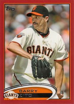2012 Topps - Red #420 Barry Zito Front