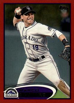 2012 Topps - Red #593 Marco Scutaro Front