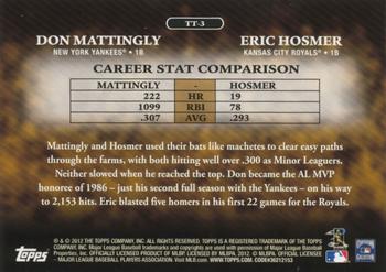 2012 Topps - Timeless Talents #TT-3 Don Mattingly / Eric Hosmer Back