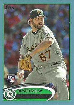2012 Topps - Blue #202 Andrew Carignan Front