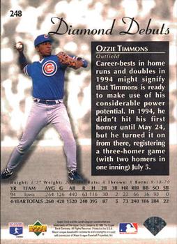 1995 Upper Deck #248 Ozzie Timmons Back