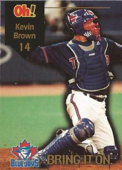 1998 Oh Henry! Toronto Blue Jays SGA #NNO Kevin L. Brown Front