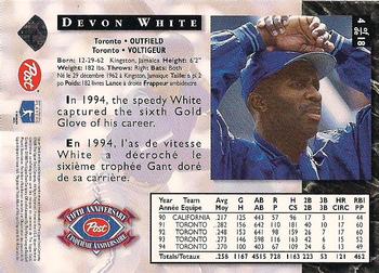 1995 Post Canada Anniversary Edition #4 Devon White Back