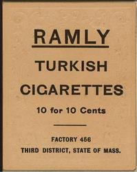 1909 Ramly Cigarettes T204 #NNO Tom Reilly Back