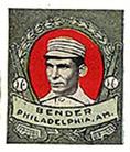 1911 Helmar Stamps T332 #NNO Chief Bender Front