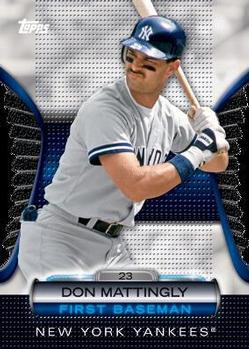 2012 Topps - Golden Moments Die Cuts Chrome #GMDC-51 Don Mattingly Front
