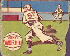 1943 M.P. & Co. (R302-1) #NNO Johnny Vander Meer Front