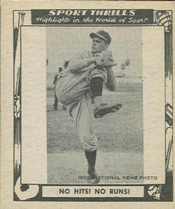 1948 Swell Sport Thrills #10 No Hits, No Runs: Johnny Vander Meer Comes Back Front