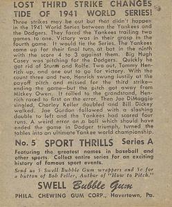 1948 Swell Sport Thrills #5 Three Strikes Not Out: Lost Third Strike Changes Tide Back