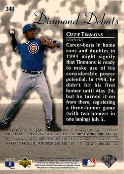 1995 Upper Deck - Electric Diamond #248 Ozzie Timmons Back