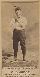 1887-90 Old Judge (N172) #NNO Sure Shot Dunlap Front