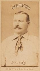 1887-90 Old Judge (N172) #NNO Stephen Brady Front