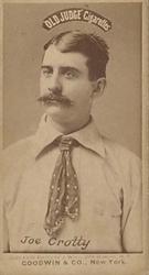 1887-90 Old Judge (N172) #NNO Joe Crotty Front
