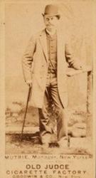 1887-90 Old Judge (N172) #NNO Jim Mutrie Front