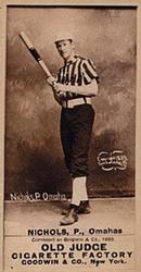 1887-90 Old Judge (N172) #NNO Kid Nichols Front