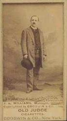 1887-90 Old Judge (N172) #NNO James Williams Front