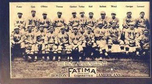 1913 Fatima Teams (T200) #NNO Boston Red Sox Front