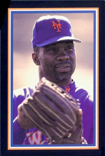 1998 Marc S. Levine New York Mets Photocards #33 Mookie Wilson Front