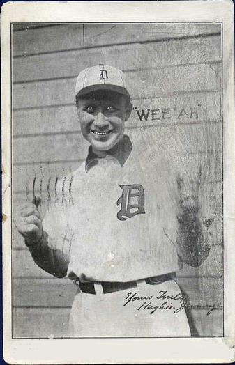 1909-11 H.M. Taylor Detroit Tigers (PC773-2) #NNO Hughie Jennings Wee Ah; Yours Truly Front