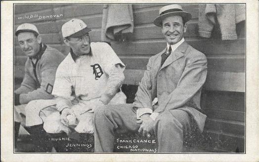 1909-11 H.M. Taylor Detroit Tigers (PC773-2) #NNO Wild Bill Donovan / Hugh Jennings / Frank Chance Front