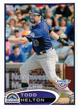 2012 Topps Opening Day #101 Todd Helton Front