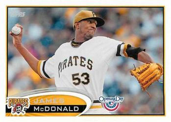 2012 Topps Opening Day #34 James McDonald Front